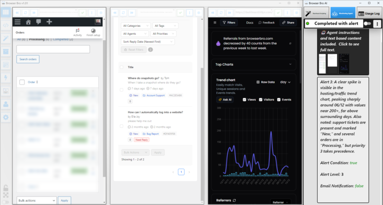 AI Monitoring Agent - Moonitoring 3 business Dashboards!