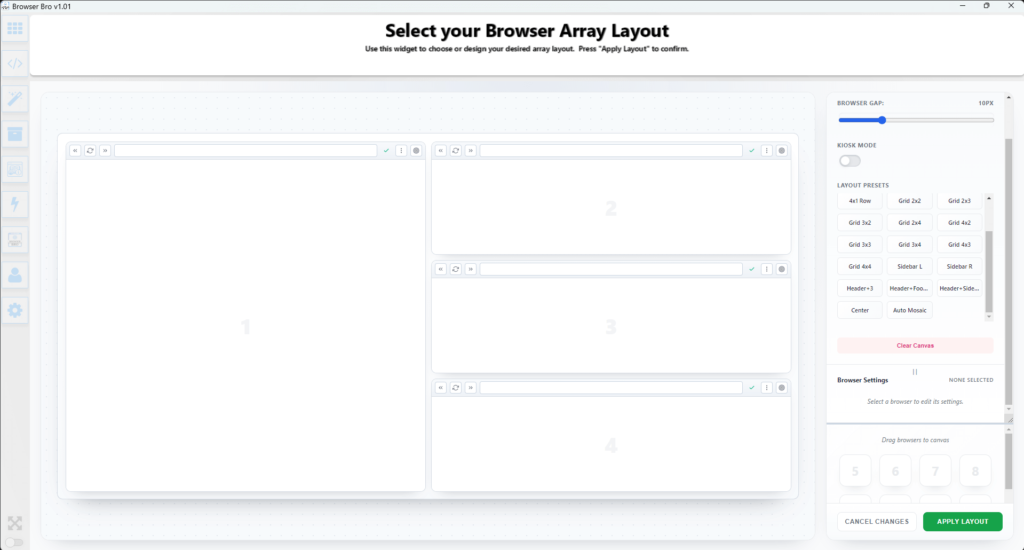 Custom Array Layouts
