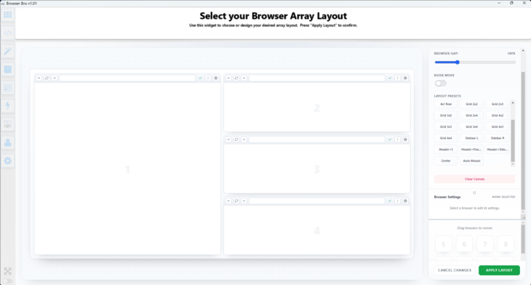 Custom Array Layouts